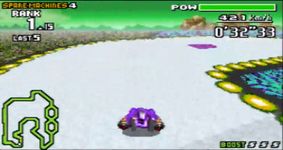 une photo d'Ã©cran de F-Zero Maximum Velocity sur Nintendo Game Boy Advance